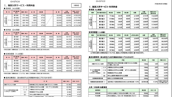 ご利用料金変更のお知らせ